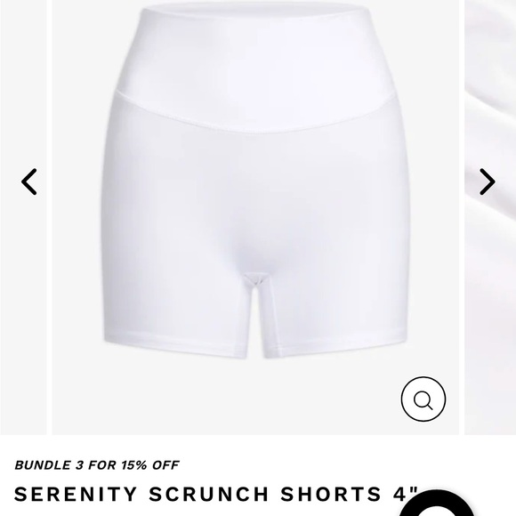 CSB SERENITY SCRUNCH SHORTS 4" - Picture 2 of 6